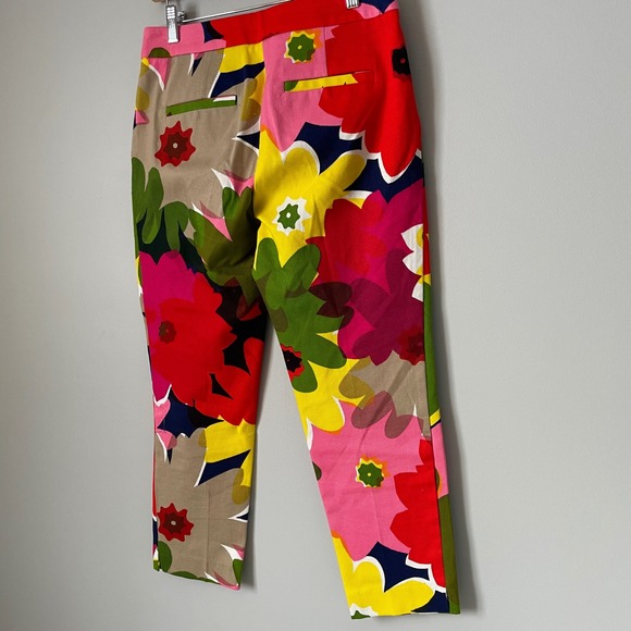 Trina Turk Moss 2 Pant In Nocolor Cropped Dress Pant Colorful Women's Size 4 - Picture 5 of 10